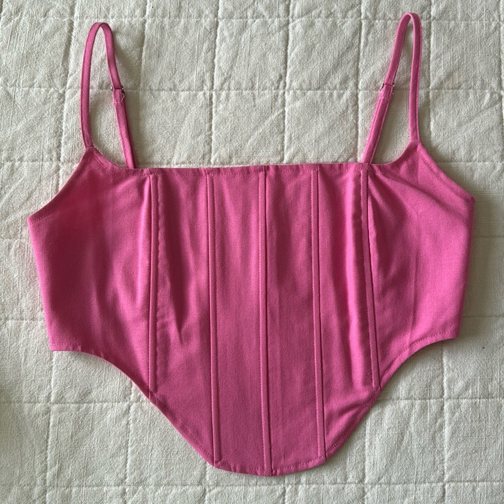 Pink Corset Top